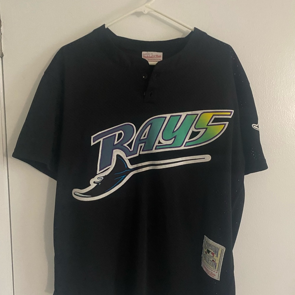 Tampa Bay Devil Rays Wade Boggs jersey mens size large
